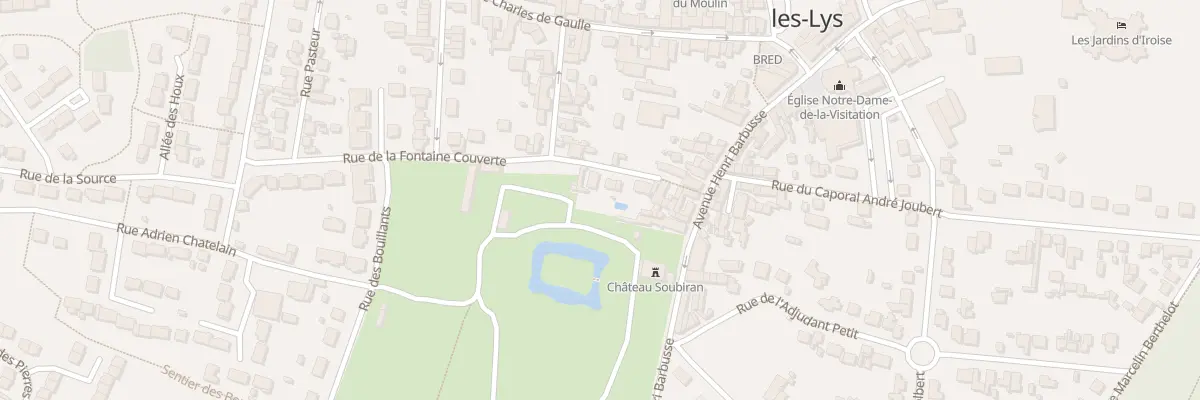Plan du 23 Rue La Fontaine Couverte à Dammarie-les-Lys