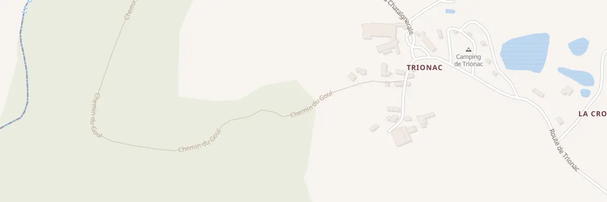 Plan du 5153 Trionac à Taussac