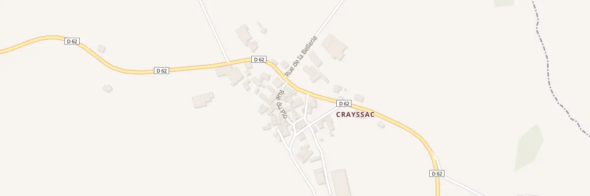 Plan du 5236 Crayssac à Salmiech