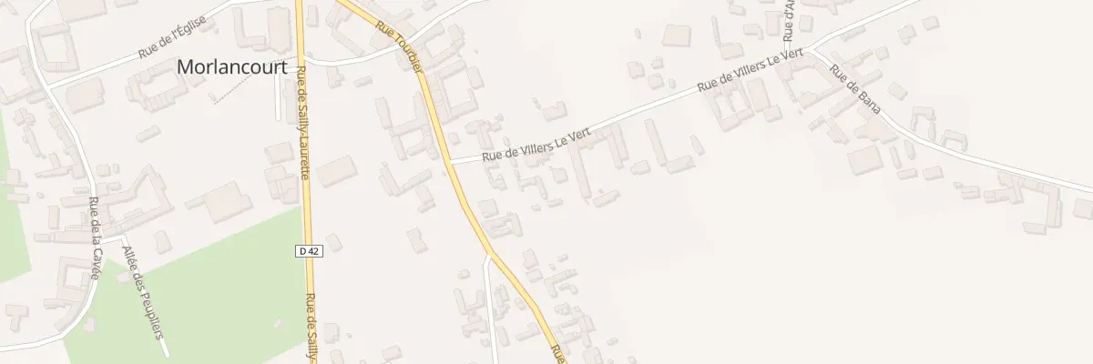 Plan du 6 Rue de Villers à Morlancourt