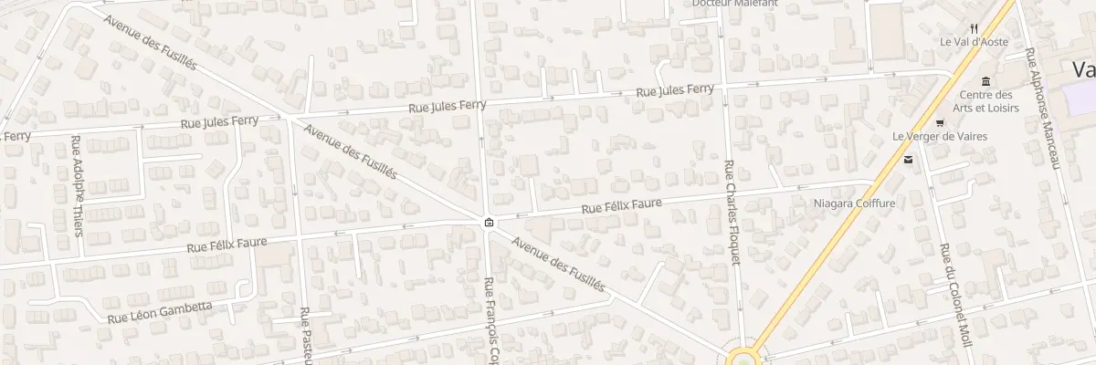 Plan du 40 Rue Félix Faure à Vaires-sur-Marne