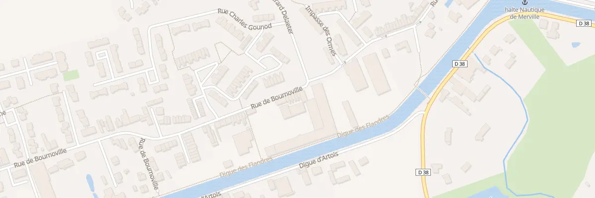 Plan du 5 Rue Bournoville à Merville