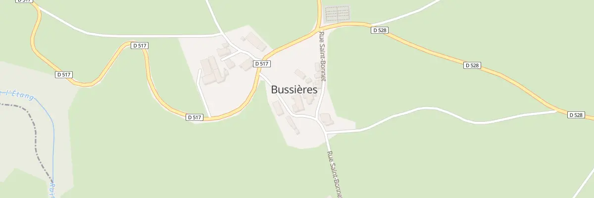 Plan du 5045 Le Bourg à Bussières