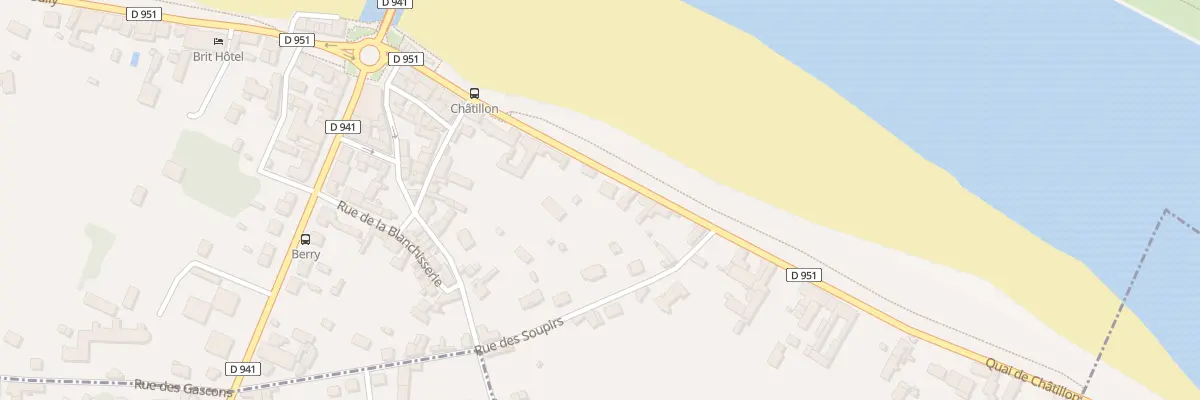 Plan du 24 Quai de Chatillon à Gien