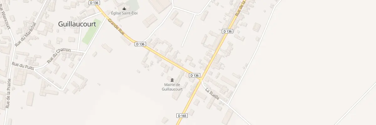 Plan du 4 Gr Grande Rue à Guillaucourt