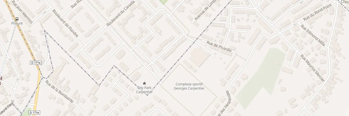 Plan du 6 Rue Jean Bart à Béthune