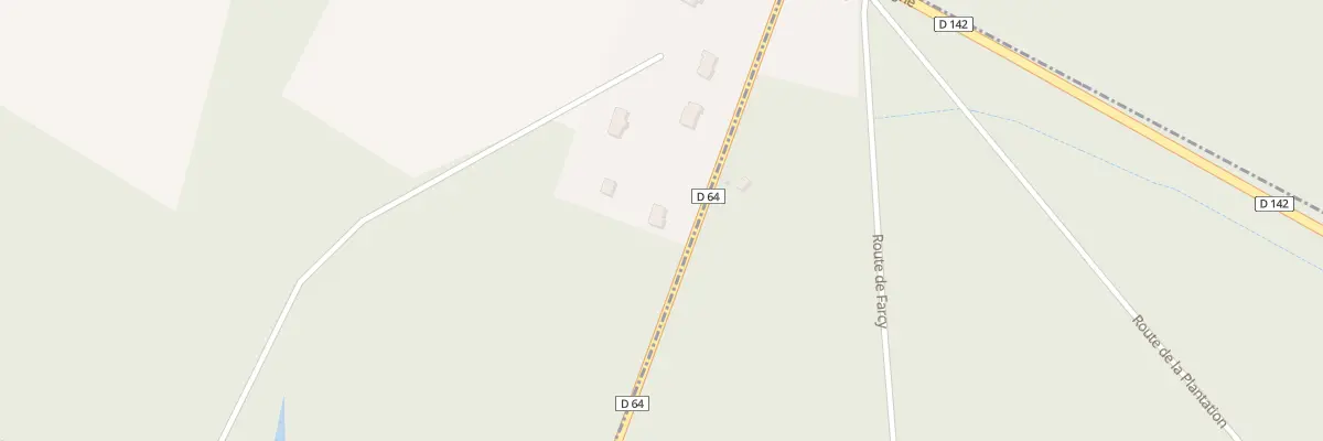 Plan du 5001 Piece de la Glandee à Villiers-en-Bière