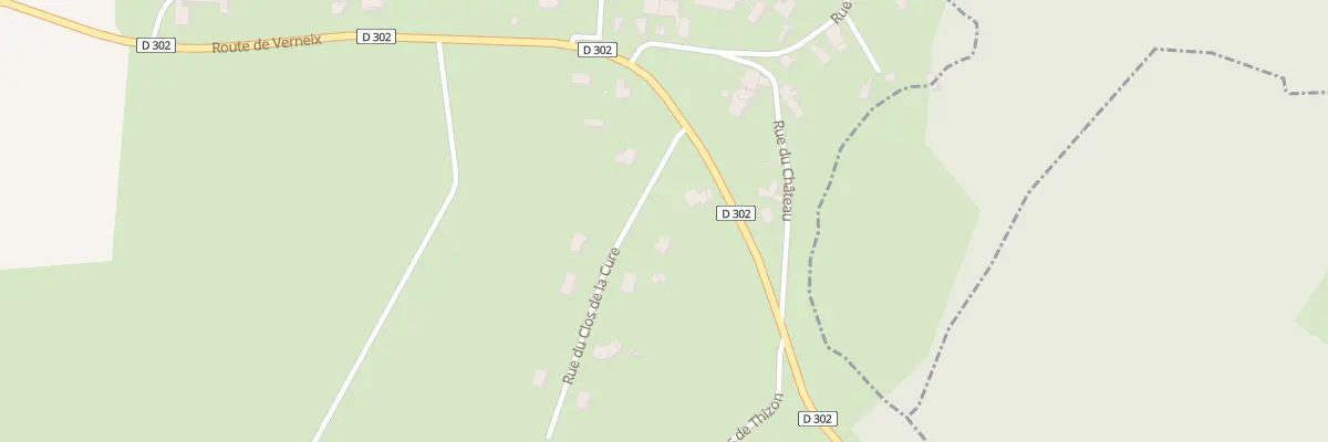 Plan du 3 Rue du Clos de la Cure à Saint-Victor
