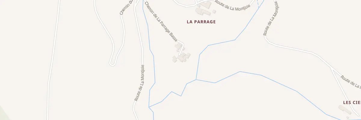 Plan du 236 Che de La Parrage Basse à Lacapelle-Escroux