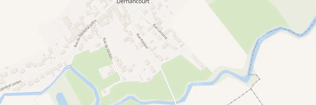 Plan du 11 Rue Pasteur à Dernancourt