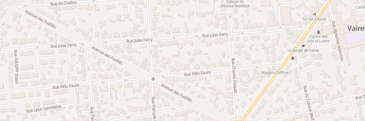 Plan du 36 Rue Félix Faure à Vaires-sur-Marne