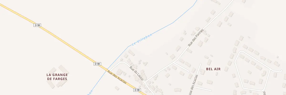 Plan du 16 Rue du Lavoir à Farges-en-Septaine