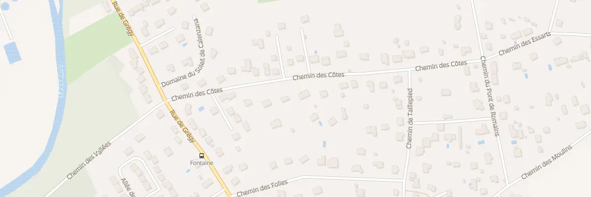 Plan du 13 Che des Côtes à Évry-Grégy-sur-Yerre