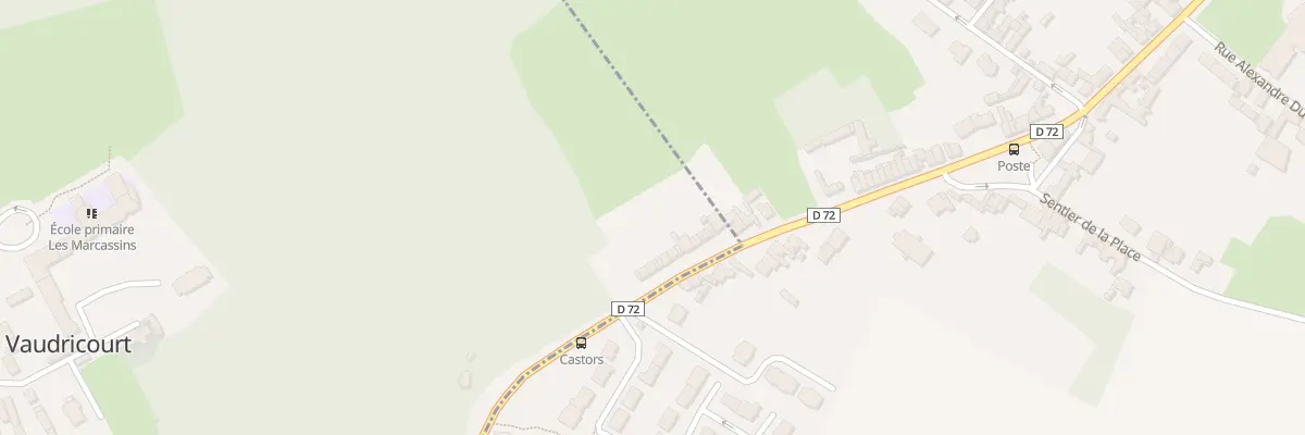 Plan du 5 Rue du Chateau d’Eau à Vaudricourt