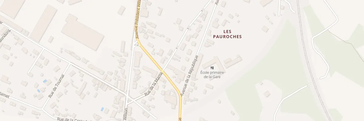 Plan du 16 Rue de la Marne à Gien