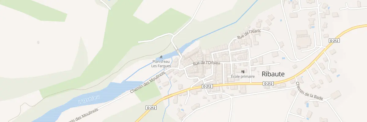 Plan du 52 Le Village à Ribaute