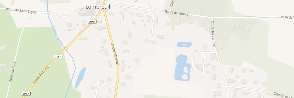 Plan du 16 Rte de Vimory à Lombreuil