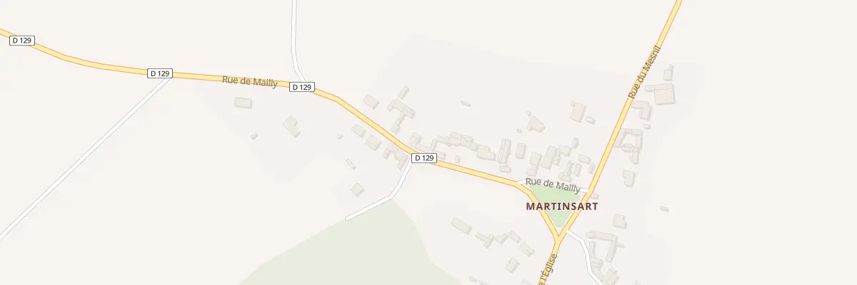 Plan du 20 Rue de Mailly à Mesnil-Martinsart