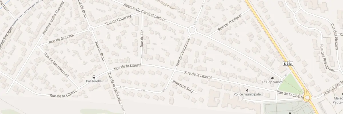 Plan du 3 Rue de Pomponne à Vaires-sur-Marne