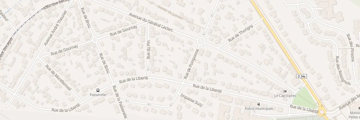 Plan du 9 Rue de Pomponne à Vaires-sur-Marne