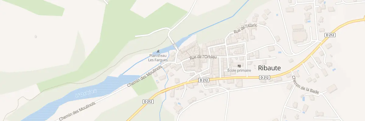 Plan du 40B Rue de l’Orbieu à Ribaute