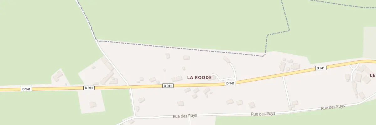 Plan du 5141 La Rodde à Combrailles