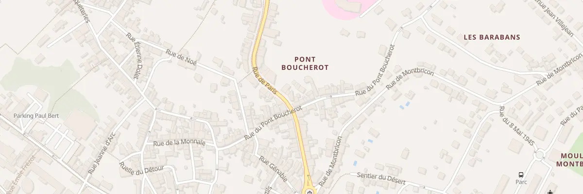 Plan du 32 Rue de Paris à Gien