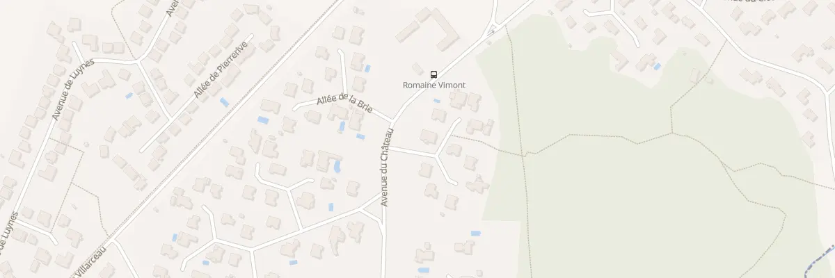 Plan du 3 All des Chardonnerets à Lésigny