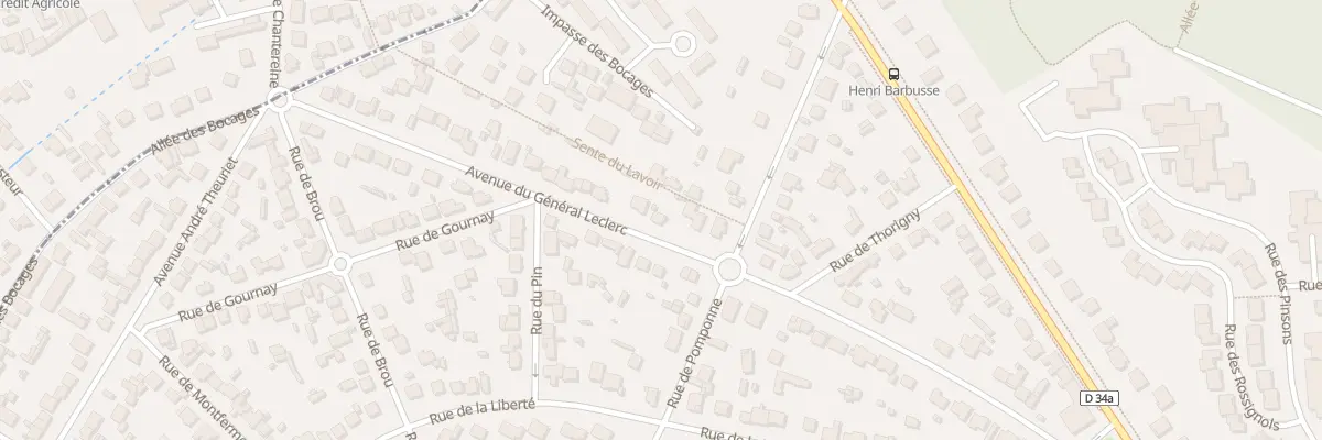 Plan du 44 Av du Génèral Leclerc à Vaires-sur-Marne
