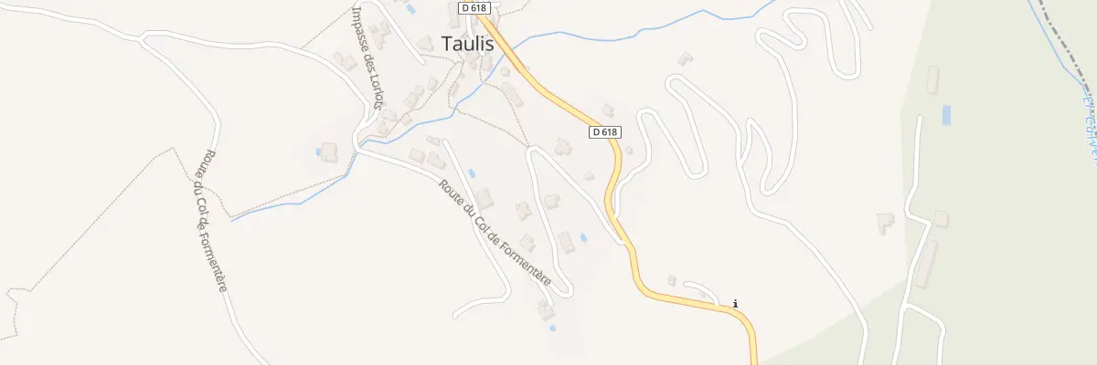 Plan du 5003F Roque Courbe à Taulis
