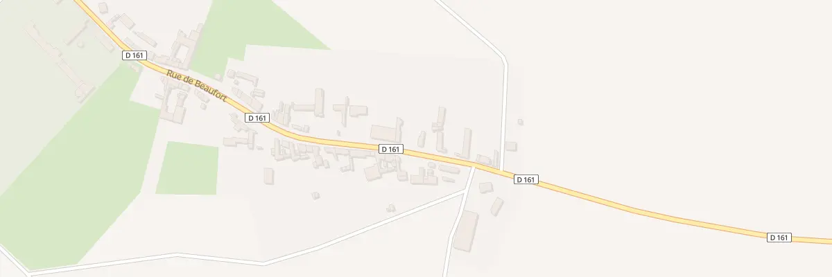 Plan du 33 Rue de Beaufort au Quesnel