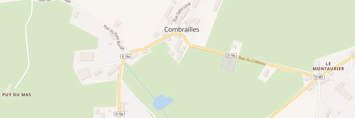 Plan du 5014 Le Bourg à Combrailles