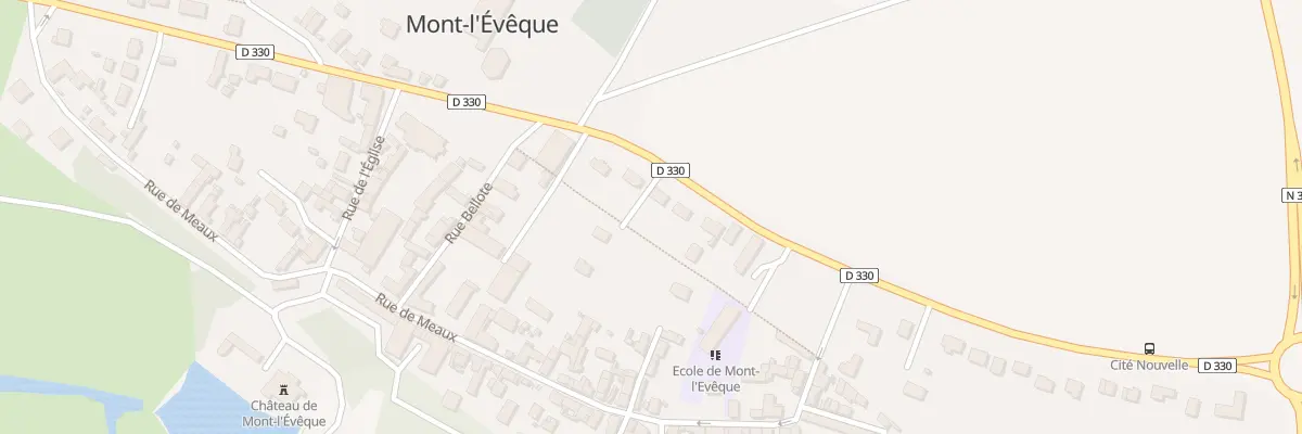 Plan du 22 Rte de Nanteuil à Mont-l’Évêque