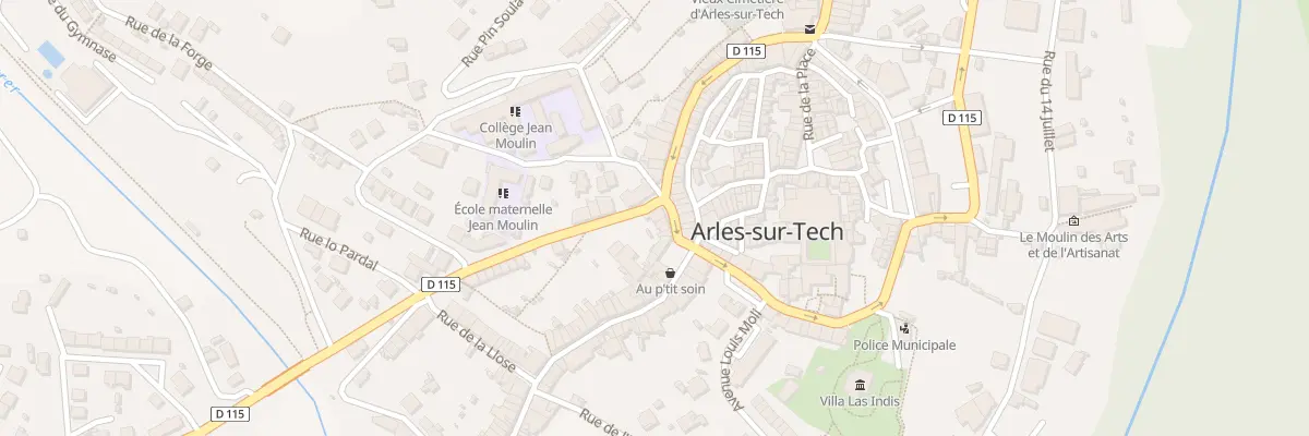 Plan du 5 Baills Pallares à Arles-sur-Tech