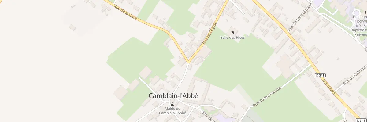 Plan du 22 Rue de l’Eglise à Camblain-l’Abbé