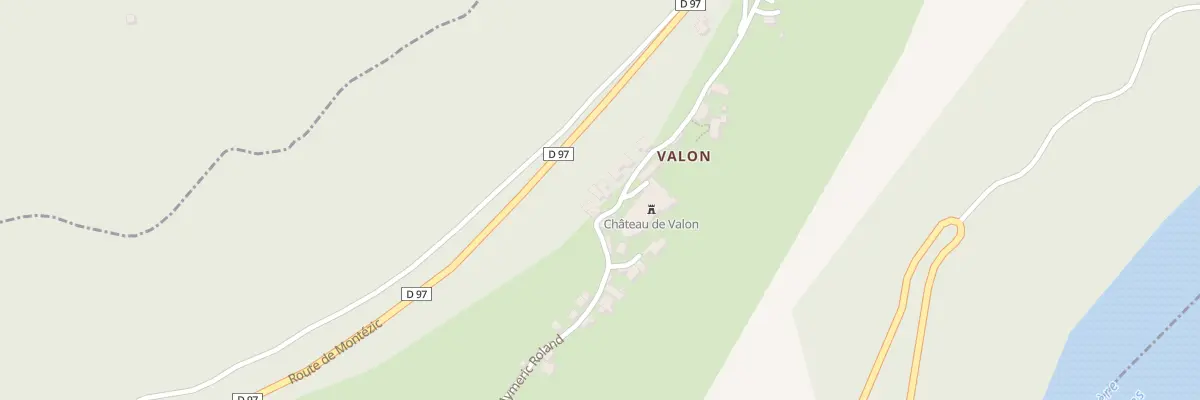 Plan du 5192 Valon à Lacroix-Barrez