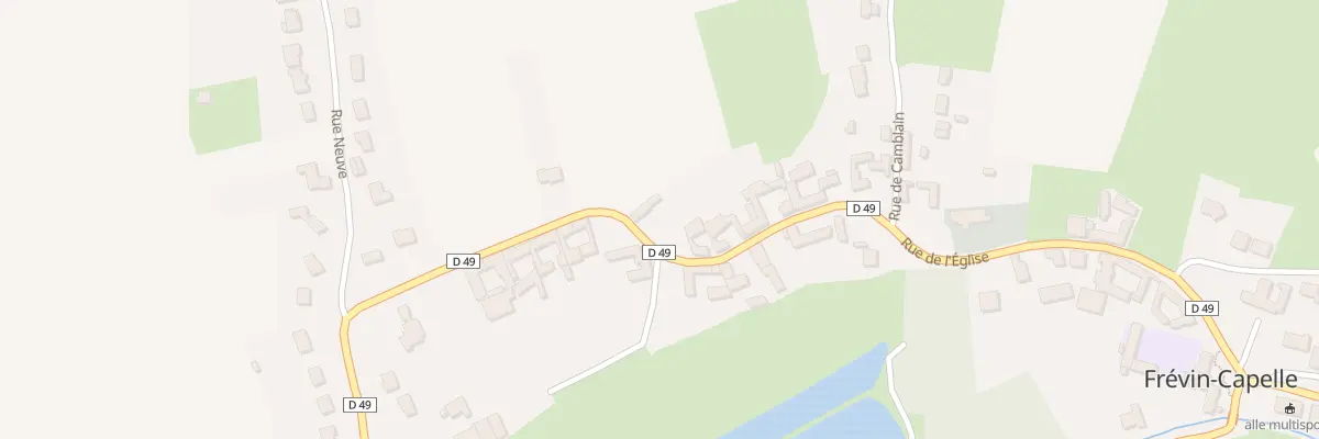 Plan du 20 Rue du Général de Gaulle à Frévin-Capelle