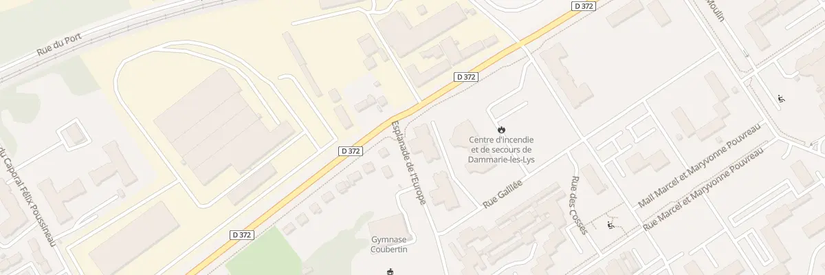 Plan du 47 Esp de l’Europe à Dammarie-les-Lys