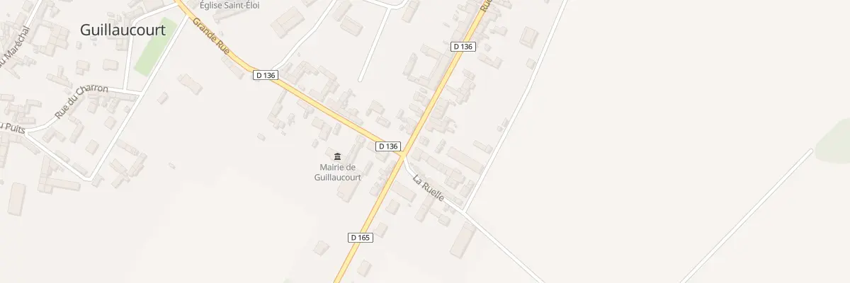 Plan du 6 Rue de la Gare à Guillaucourt