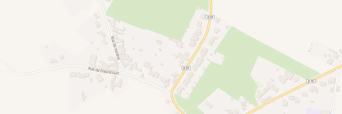 Plan du 3 Rue d’Hersin à Servins