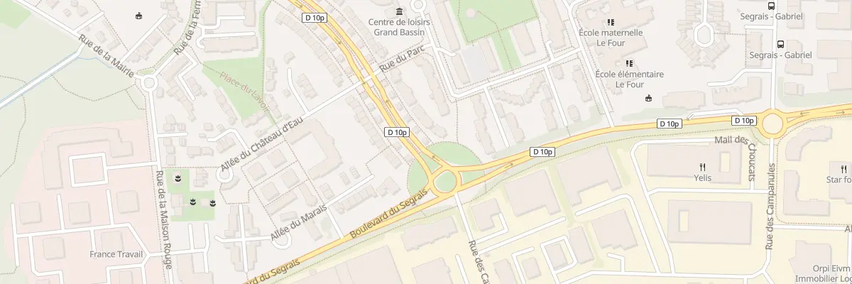 Plan du 1 All Grande All des Charmilles à Lognes