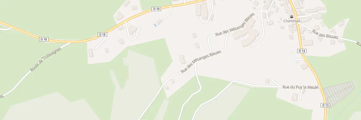 Plan du 5409 Le Bourg à Charensat
