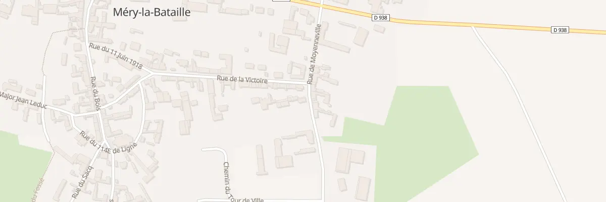 Plan du 6 Rue de Moyenneville à Méry-la-Bataille