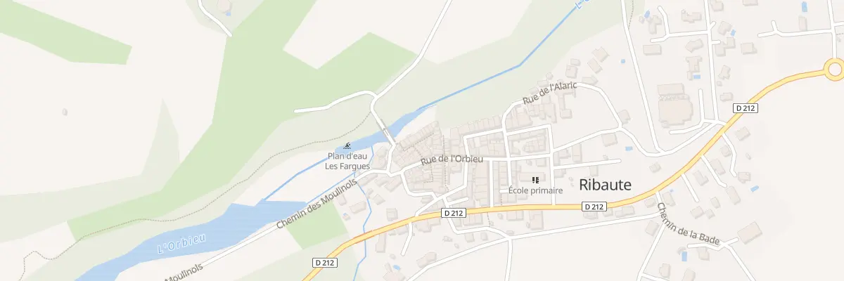 Plan du 58 Le Village à Ribaute