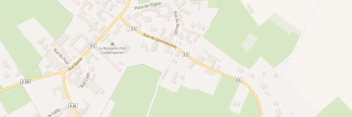 Plan du 10 Rue de Gommecourt à Foncquevillers