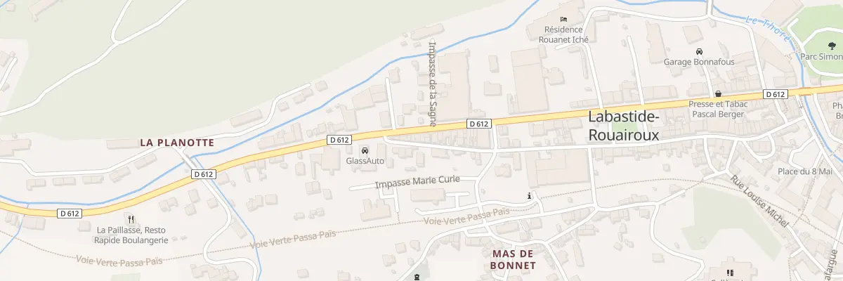 Plan du 10 Bd Carnot à Labastide-Rouairoux