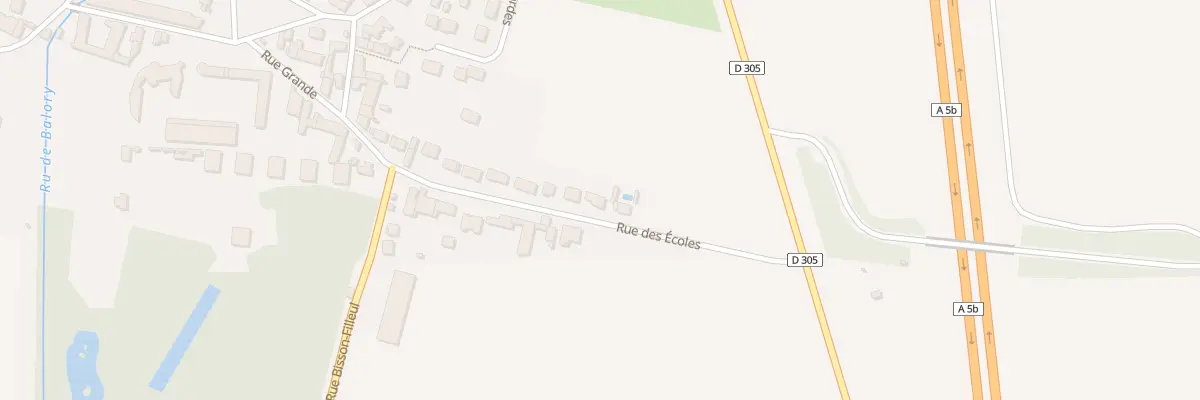 Plan du 15 Rue des Ecoles à Vert-Saint-Denis
