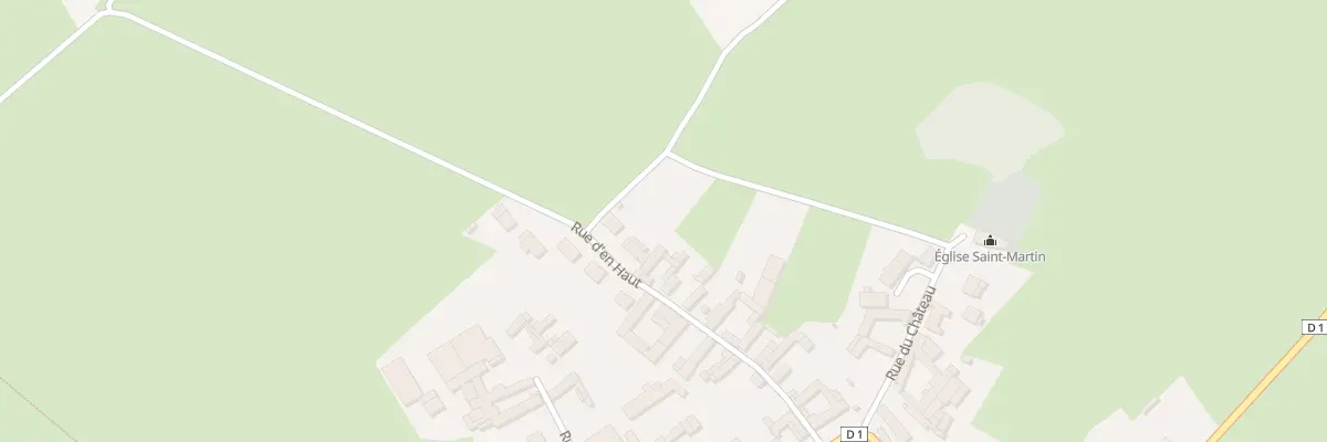 Plan du 16 Rue d’En Haut à Bailleulval