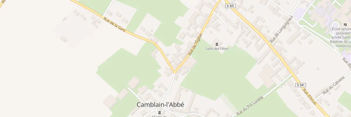 Plan du 18 Rue de l’Eglise à Camblain-l’Abbé