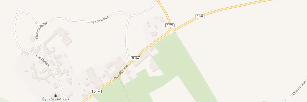 Plan du 10 Rue d’En Bas à Auchonvillers